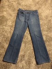 Vintage 1980 Levi  s 517-0917 Jeans Mens Blue Boot Cut Orange Tab USA Made Jeans