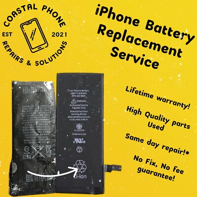 iPhone neuer Akku Austausch Reparatur Service - alle iPhone Modelle unterstützt Posten