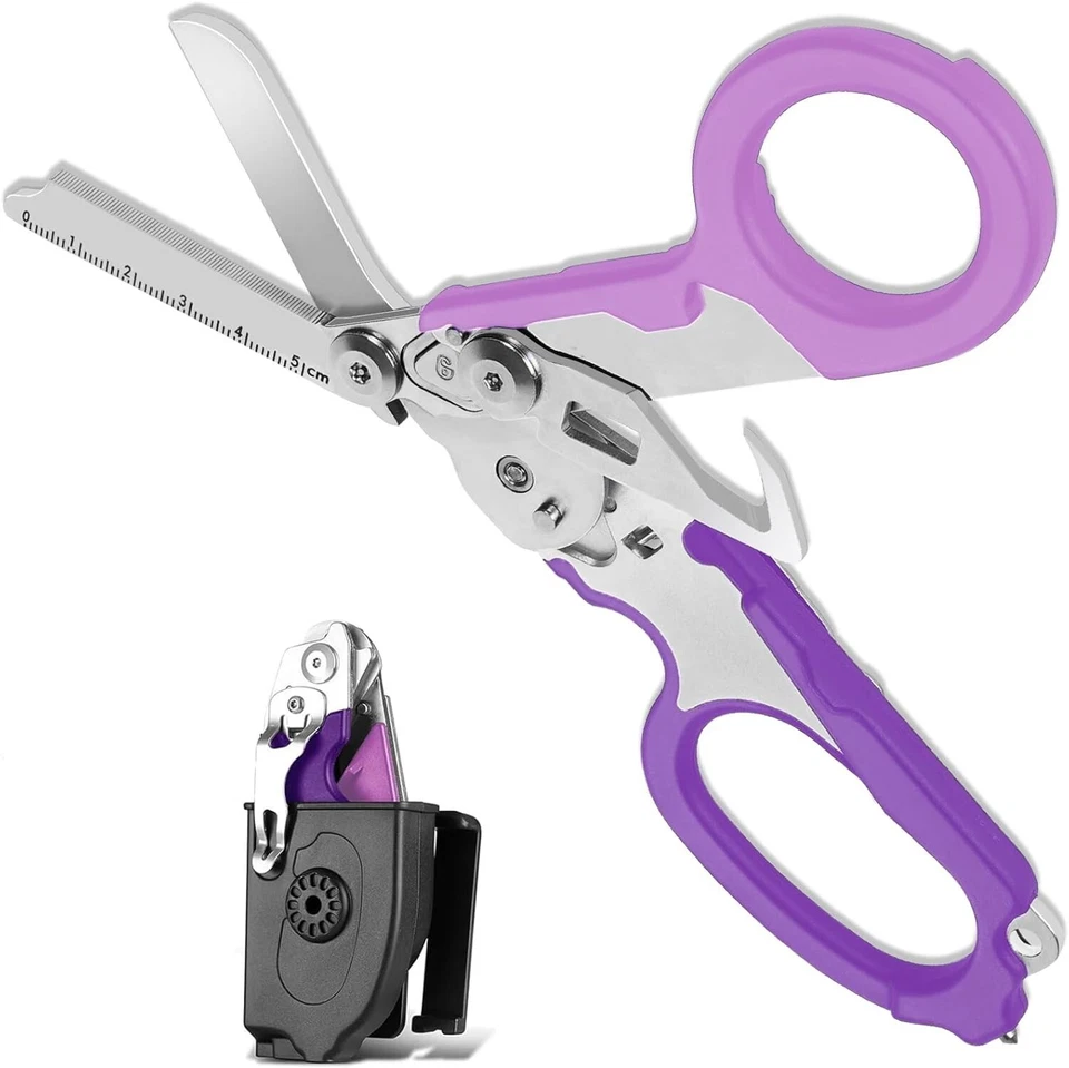 Tijeras de trauma de emergencia Medic Emt tijeras multiusos de alta resistencia Foto 3 de 4