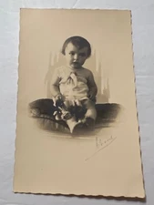RPPC Photo Postcard Baby Girl / Children / Infant