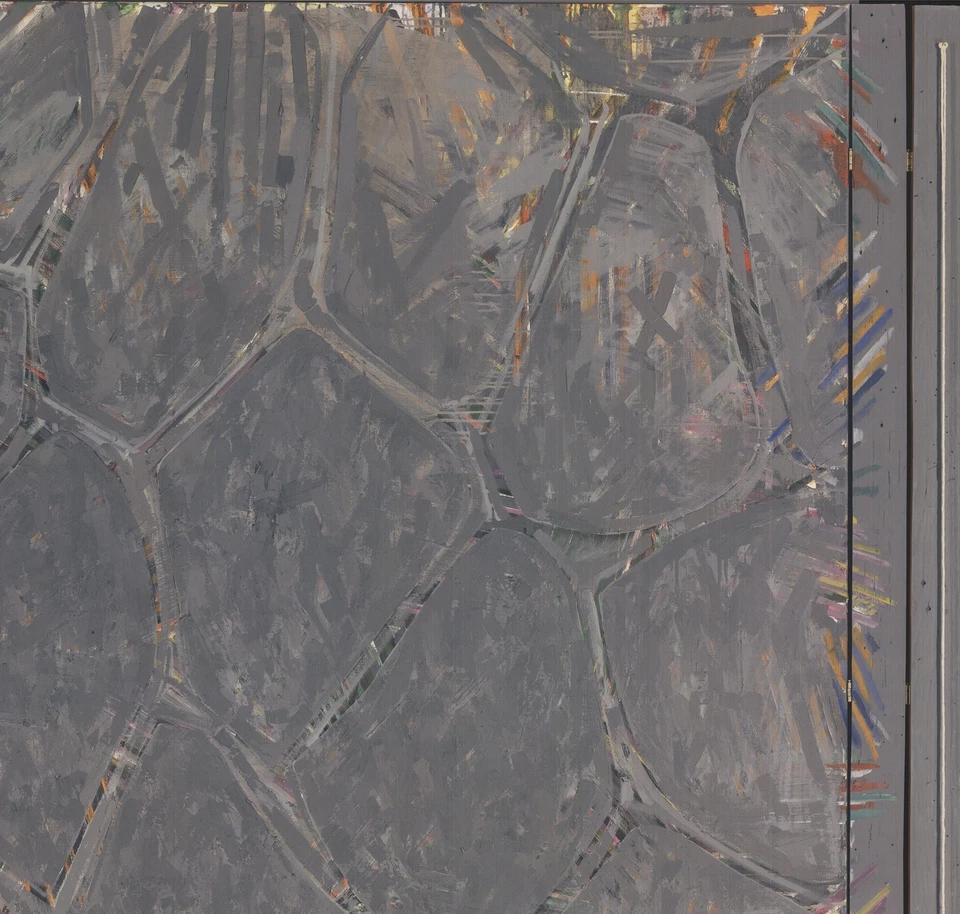 JASPER JOHNS Within 42.5" x 29" Poster 2007 Pop Art Blue, Gray - Image 3 of 4