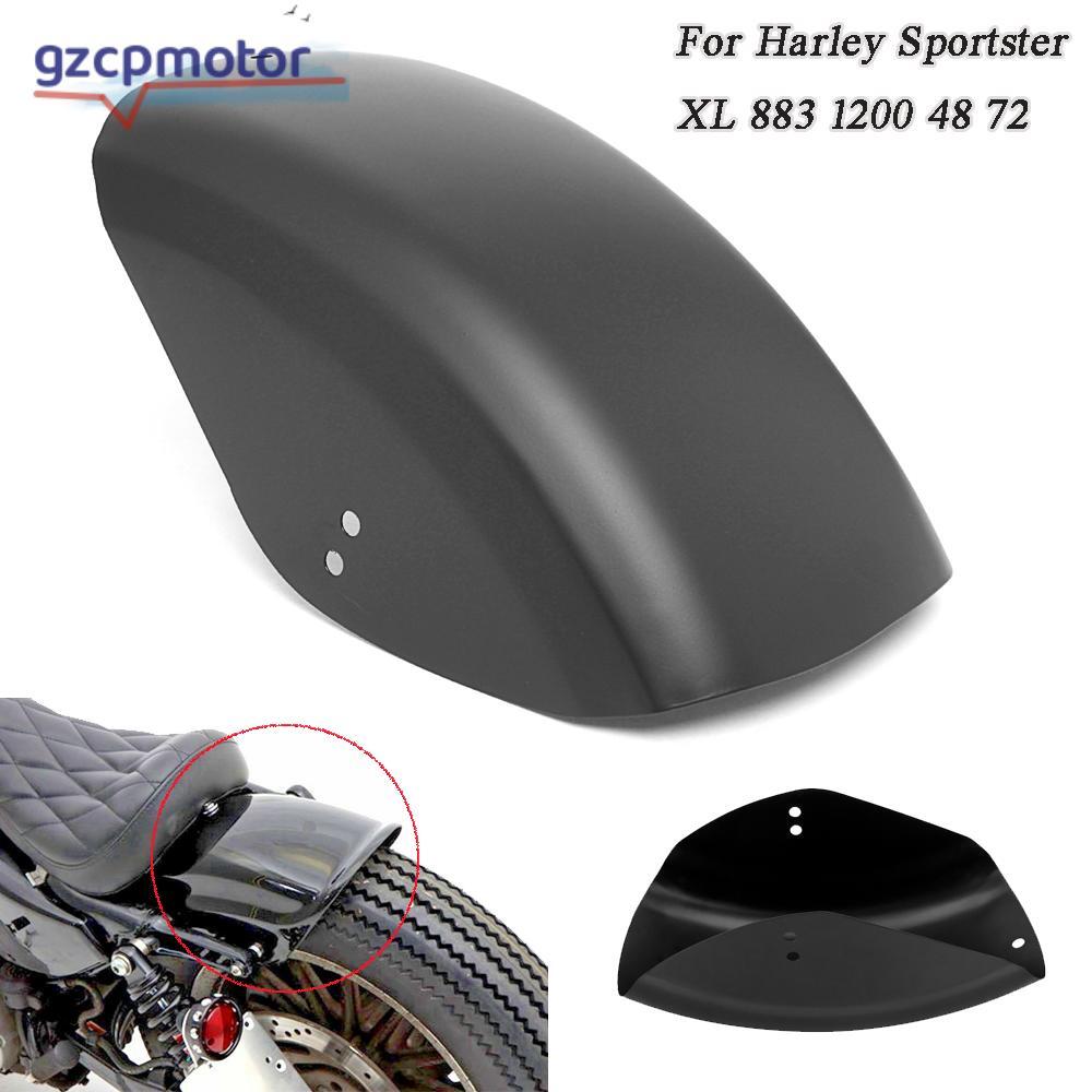 Black Rear Mudguard Fender For Harley Sportster XL 883 1200 48