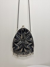 VTG Women's Twist Clasp Retro Imperial Fashion Beaded Purse Evening Bag Clutch
