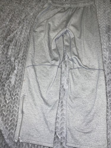 Nike Medium M Big Kids Boys Sweat Pants Gray Therma Fit - Picture 6 of 8