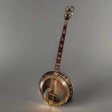 Iida 240 Banjo 70’s Japan Top-of-Line Maple MOP Wreath, Iida Skin, "Masterclone"