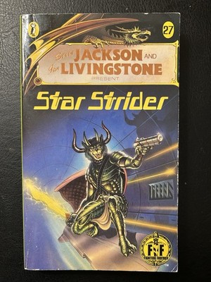 Star Strider Fighting Fantasy #27 1987 Bronze Dragon Num Cover VG+