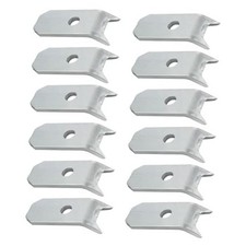 pcs Trailer Wood Deck Clips Heavy Duty Floor Hold Down Steel Clips 1/4" 12