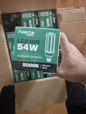 Fusion 54W HID Replacement LED Lamp, E39, 5000K, 120 - 277 VAC