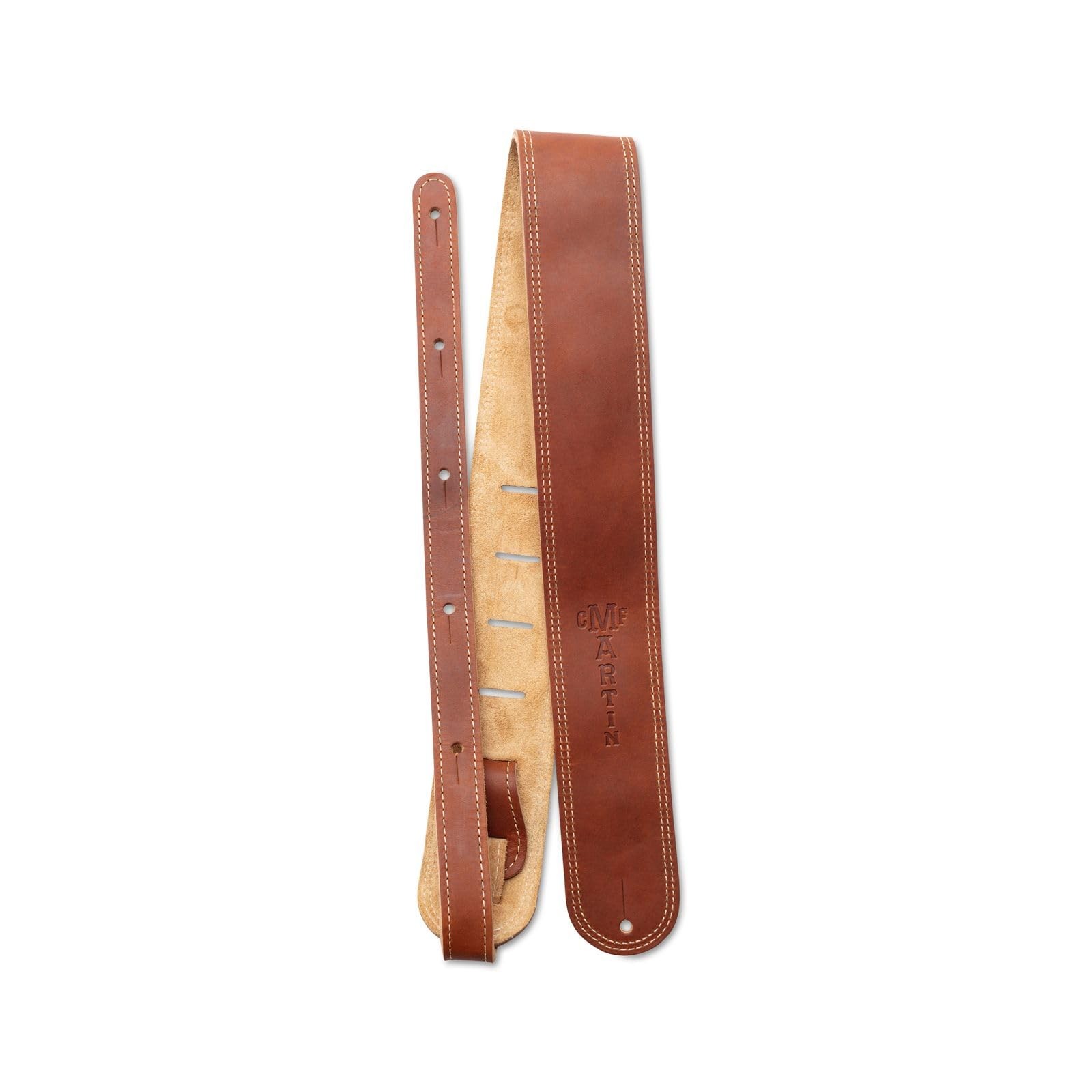 MARTIN Ball Glove Leather Guitar Strap - Brown 18A0012