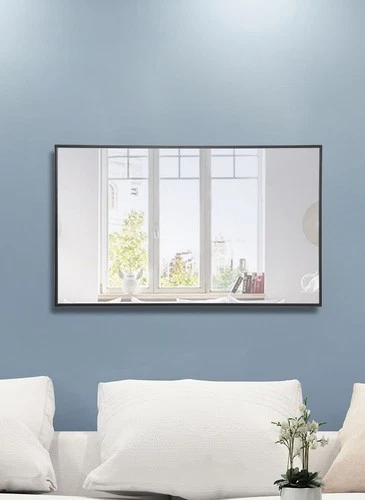 Elegant Lighting MR407Y-24 Vatinius 24" W x 40" H Rectangular - Silver - Picture 3 of 12