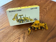 Caterpillar 416 Backhoe 1/50 - NZG #285 - Made In Germany