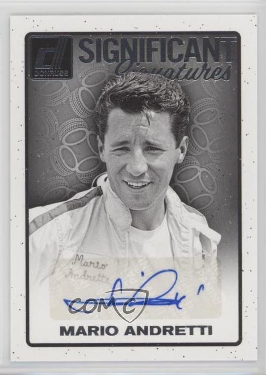 Mario Andretti #S-MA Racing Cards 2017 Panini Donruss Nascar Significant Signatures trading card — raw and PSA graded price guide