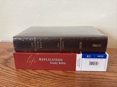 Sealed! NIV Life Application Study Bible |Burgundy | Printed in USA | Red Letter