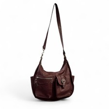 Rosetti Burgundy Faux Leather Convertible Hob...