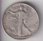 1939-P WALKING LIBERTY HALF DOLLAR 90% SILVER PHILADELPHIA .50¢ UNITED STATES