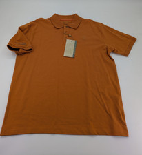 Beretta Men  s Light Orange Polo Shirt Embroidered Size XL Shoot For the Heart