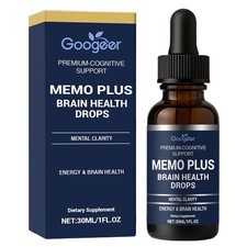 Memo Plus Brain Health Drops 30ml Drops for Energy & Brain Health