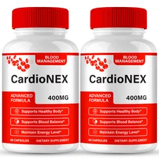 (2 Pack) CardioNEX Capsules, Cardio NEX Blood & Circulation Health Support Pills