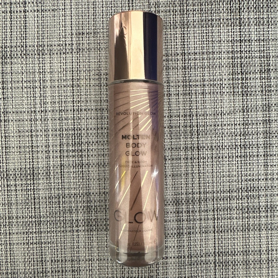 Revolution Glow Molten Face/Body Liquid Rose Gold Illuminator Pineapple Coconut - Image 2 of 4