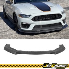 Fits 21-23 Mustang Mach 1 Handling Package Carbon Color Front Bumper Lip Spoiler Fits 21-23 Mustang Mach 1 Handling Package Carbon Color Front Bumper Lip Spoiler