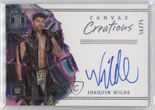 2023 Impeccable WWE Canvas Creations Signatures 56/75 Joaquin Wilde Auto ld5