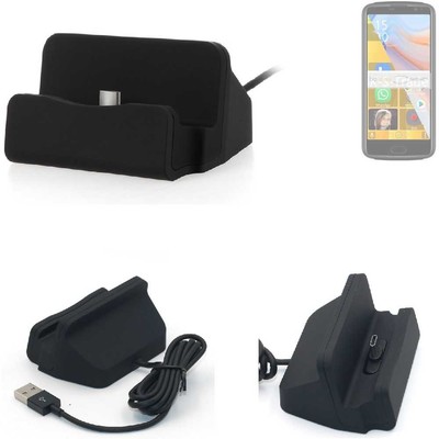 USB typ-C Dockingstation für Bea-fon M7 Lite Ladestation Tisch-Ständer Chargin