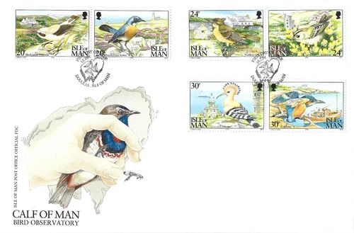 1994 Isle of Man Calf of Man Bird Observatory First Day Cover