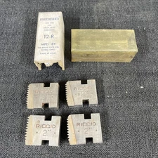 RIDGID 12-R Pipe Dies For Drop Head Threaders New Old Stock