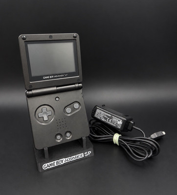 Nintendo Gameboy Advance SP Konsole | Schwarz | AGS-001 | mit Ladekabel