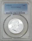 1950-D Franklin Half Dollar PCGS MS63 99% FBL Frosty White PQ New Holder #P279M