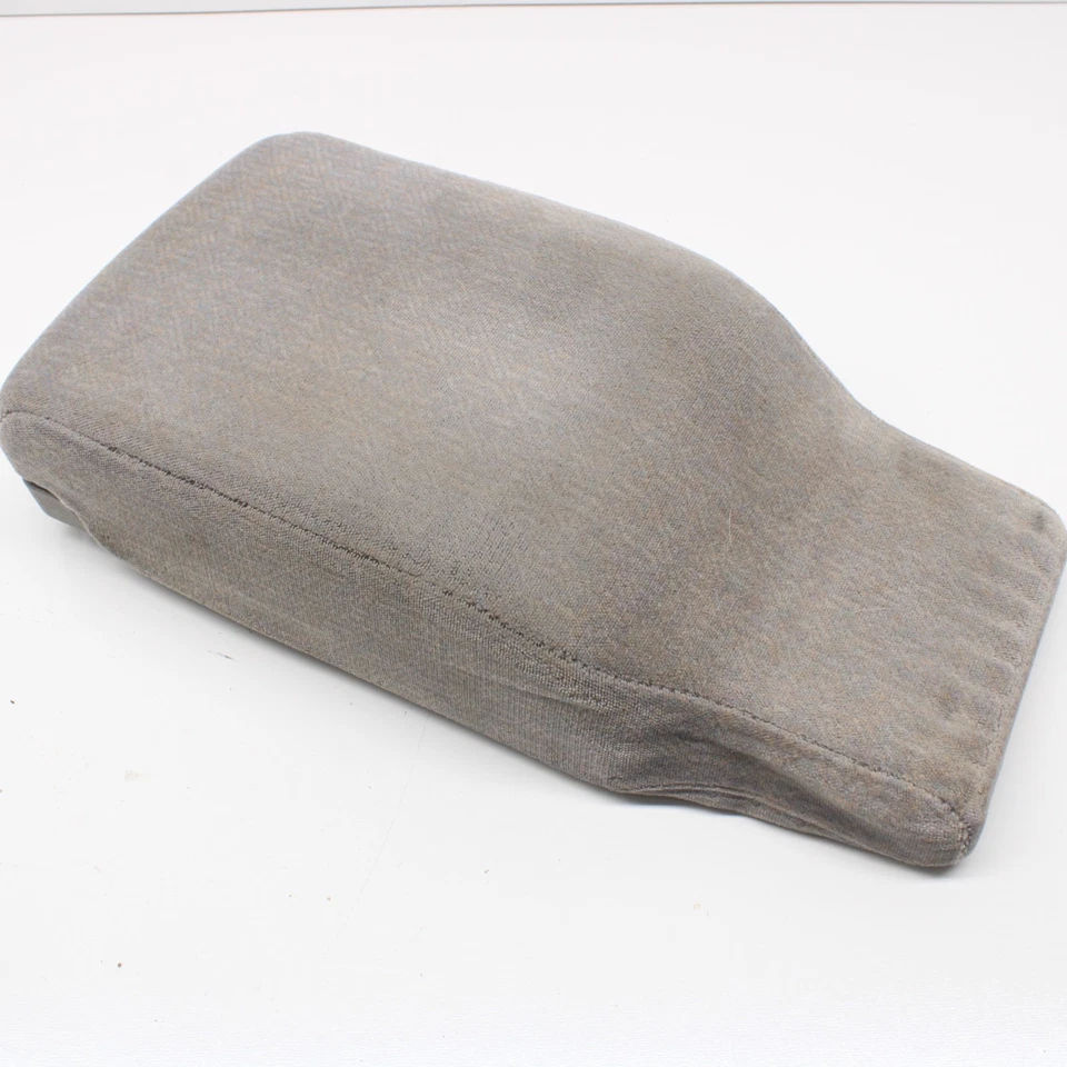 2000-2005 Buick LeSabre 13.5 In Center Console Lid Arm Rest Beige Cloth OEM - Image 2 of 4