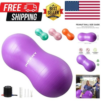 Peanut Ball - Anti Burst Exercise Ball for Labor Birthing, Physical Therapy  f... | eBay