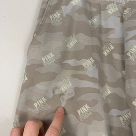 Pink Victoria's Secret Jogger Pants Women's Small Gray Beige Camo High Waisted