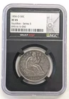 1856-O Seated Liberty Half Dollar NGC XF45   VaultBox Series 5- Black Core