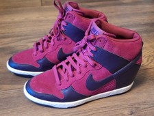 Rare Nike Dunk Sky Hi Wedge "Purple Dynasty" Hidden Wedge - UK Size 8 EU 42