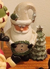 VTG Blossom Bucket: B. Lloyd Snowman Figurine Winter Christmas