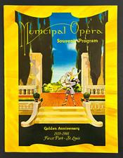 1968 Forest Park St Louis MO Municipal Opera Anniversary VTG Souvenir Program