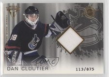 2003 Pacific Private Stock Titanium Authentic Game-Worn Jersey Dan Cloutier 0uj7
