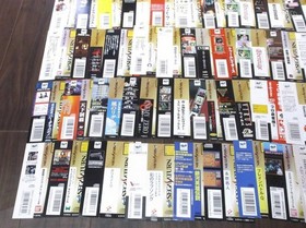 Sega Saturn Spine Cards Only Lot 106 SS Obi Paper Inserts Rare Japan JP