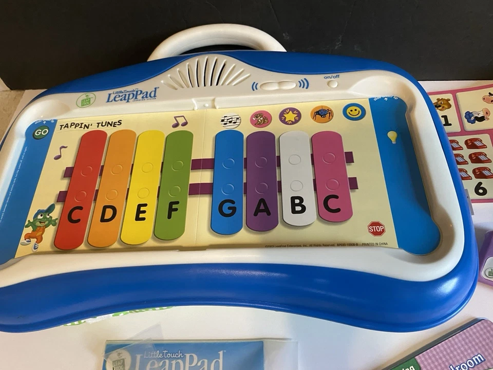 leapfrog little touch leap pad learning system working pre-owned - Image 3 of 4