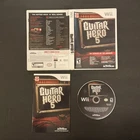 Guitar Hero 5 Nintendo Wii CIB Complete Manual Tested Working Authentic