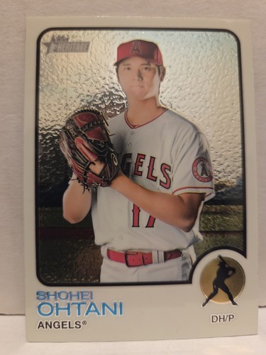 Shohei Ohtani 2022 Topps Heritage #150 Chrome 333/999 Los Angeles Angels