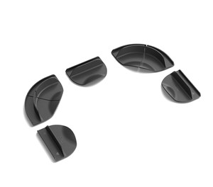 OEM Philips Hue Gradient Lightstrip TV Replacement Mounting Brackets w/ Adhesive