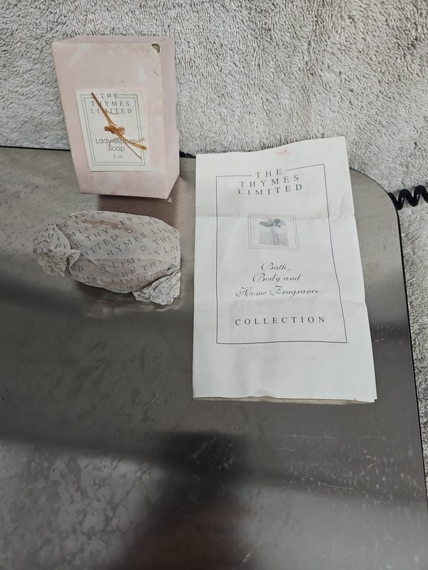 Vintage Lady Slipper Soap from The Thymes Limited.
