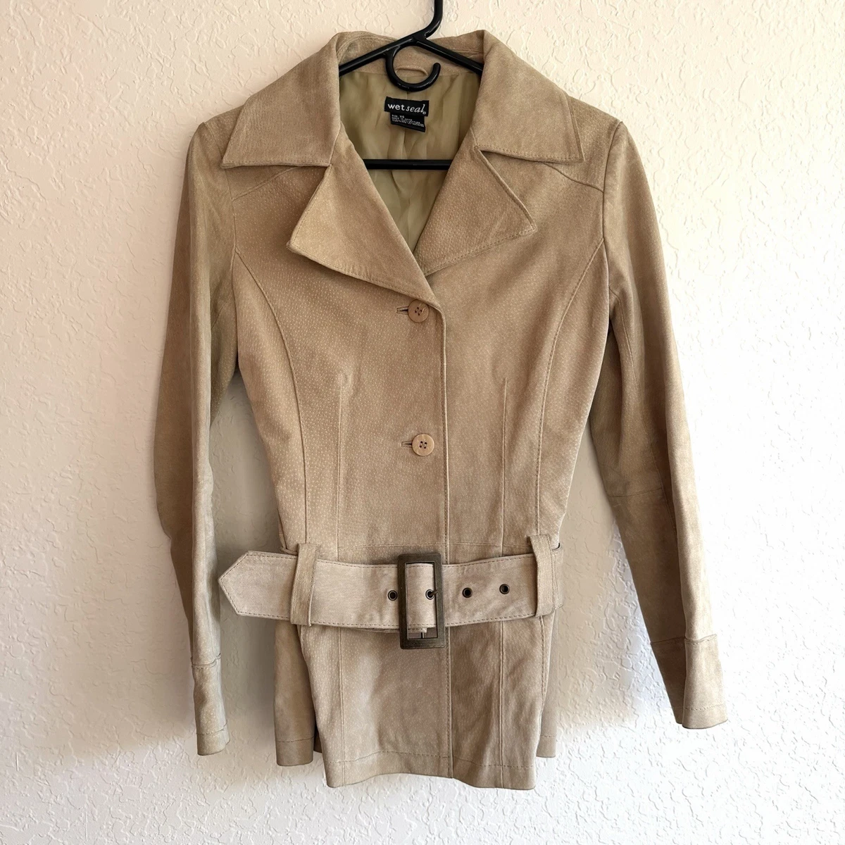 Wet-seal Suede Outer Shell Coats, Jackets & Vests for Women for