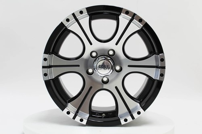 #ad Scale 4x4 Ace Wheels Rim 15x8.0 5x114.3 ET0 83.06CB Black w Machined Face $188.25