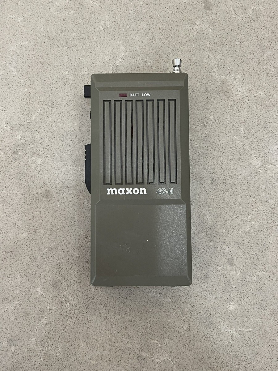 Vintage Maxon Walkie Talkie 49-H 9 Volt | eBay