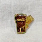 Rare 1987 Vtg Coca Cola Cup Soda Bar Server Enamel Pin Collectible
