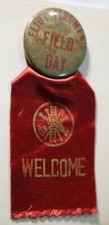 Vintage Eliot, Maine Firemen's Field Day Ribbon - Unknown date