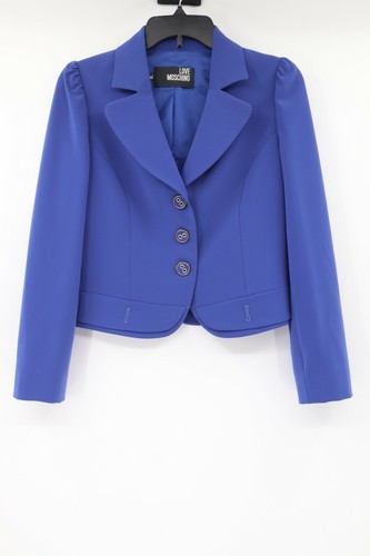 Love Moschino blazer women's 6 button front blue j